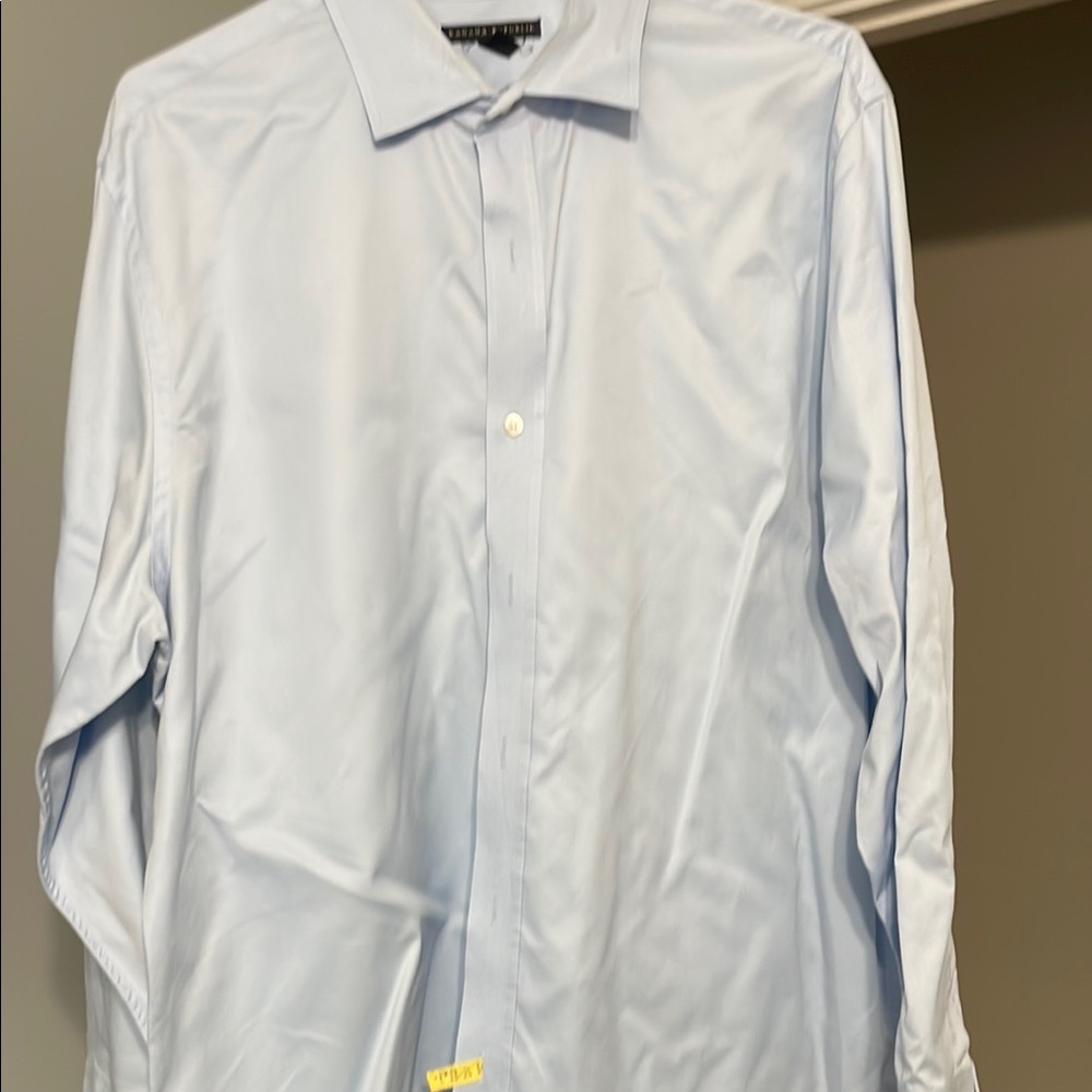 Banana Republic Blue Dress Shirt Classic Formal Style